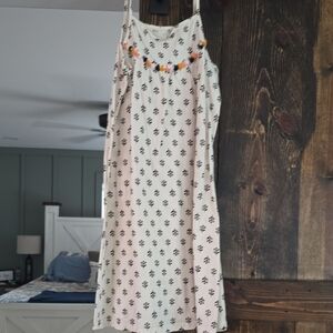 Floral Spaghetti Strap Kids Dress